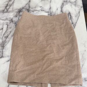 J. Crew the pencil Skirt Tan Size 00
